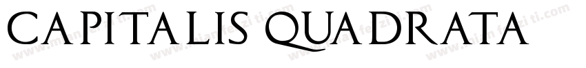 capitalis quadrata字体转换